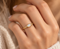 Opal Gold Ring
